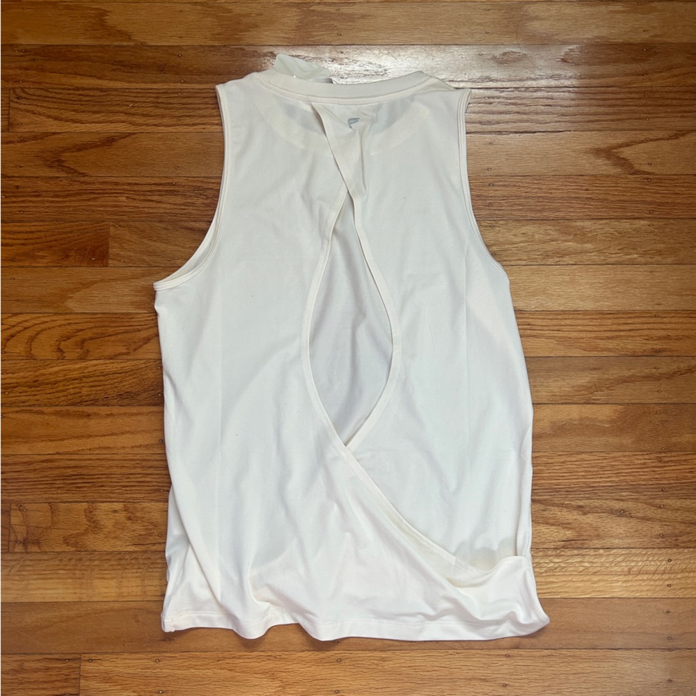 Fabletics Cream Tank Top - Picture 2 of 3